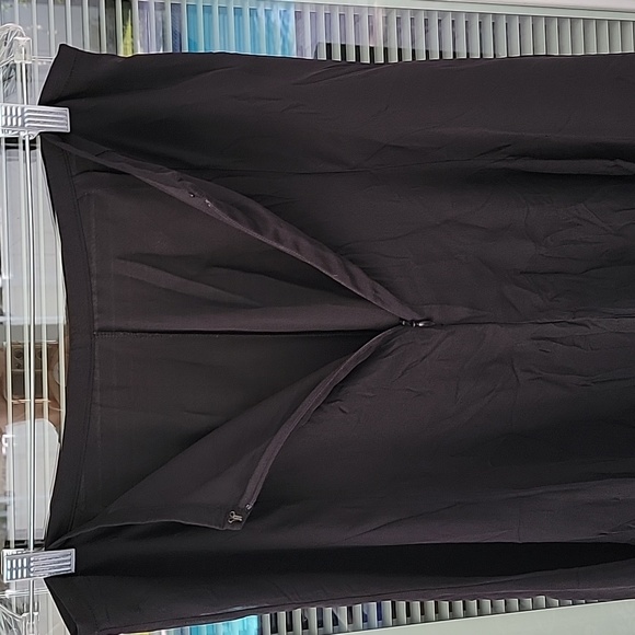 Silk Flowy Fully Lined Midi Skirt - Picture 6 of 11